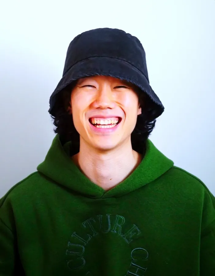 Youseop laughing during a lesson